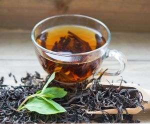 black leaf tea