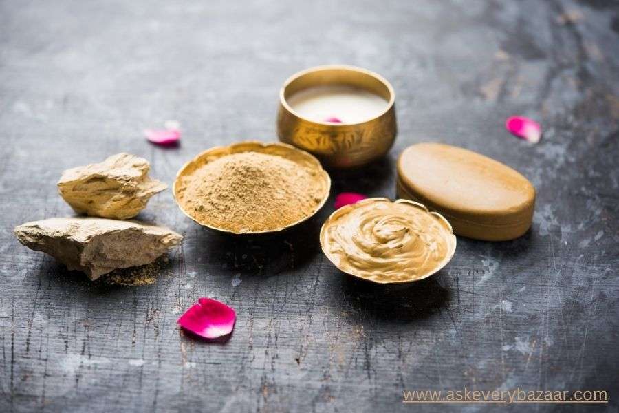 Pack of curd with multani mitti